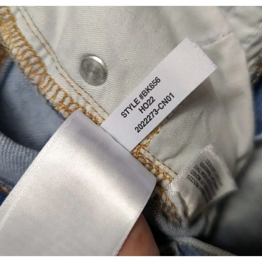 J Crew Jeans Sz 28 Demi Boot Crop Frayed Hem Billie High Rise Denim 10" Light - Picture 11 of 11